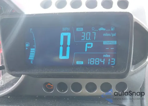 2013 Chevrolet Sonic Lt Auto из США, поврежденный, VIN 1G1JC5SH4D4229798